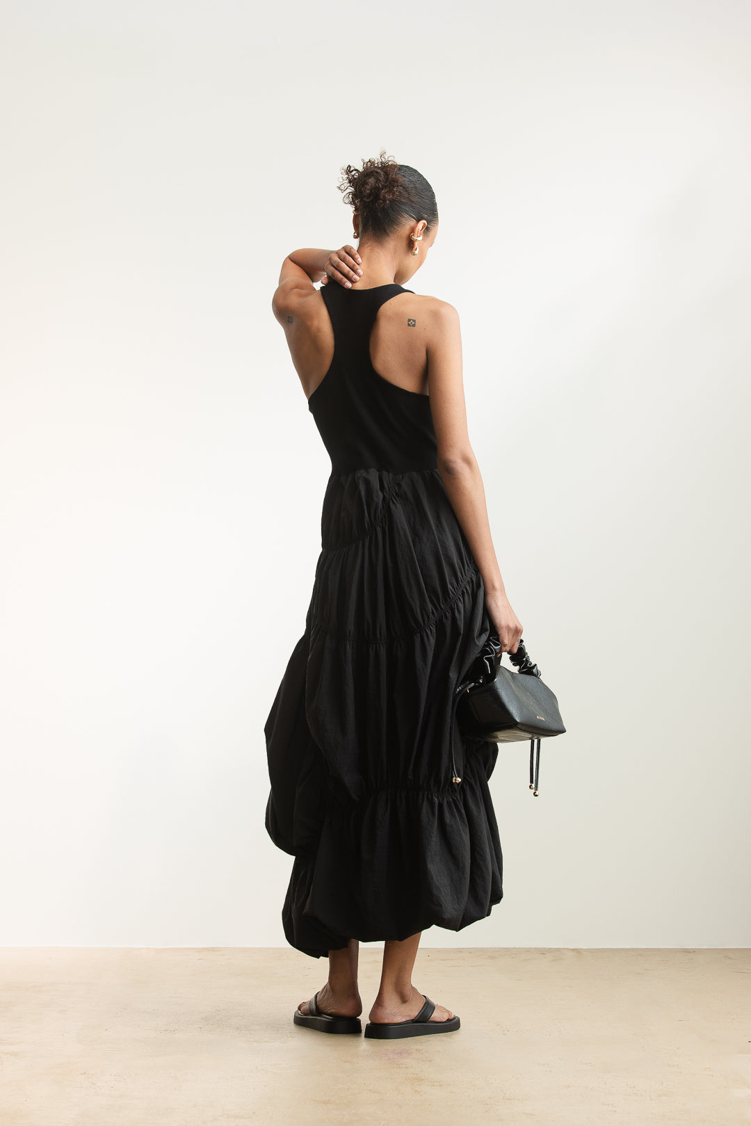 Molobane Ruched Detail Dress