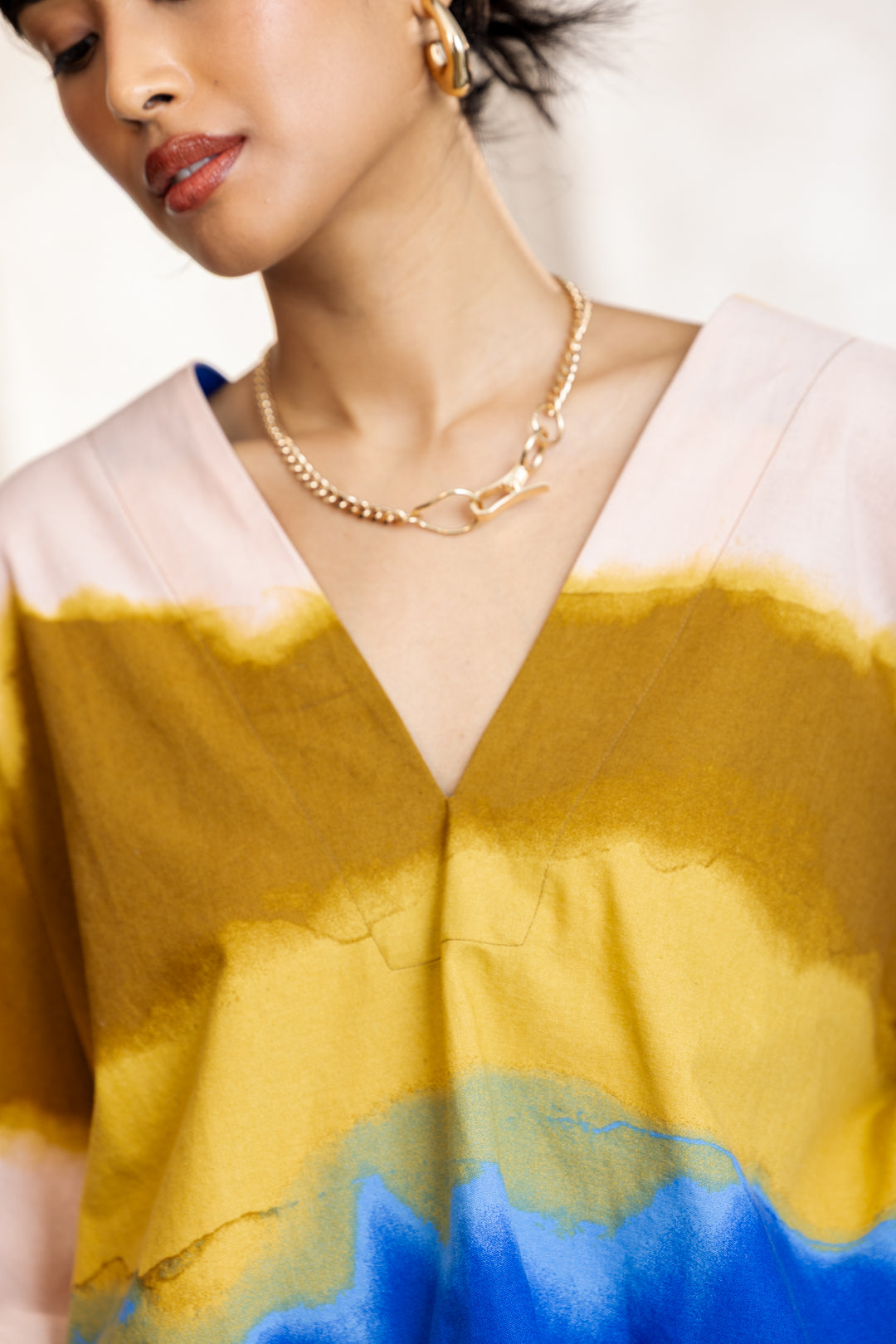 Siobhan Batwing Multicolour Blouse