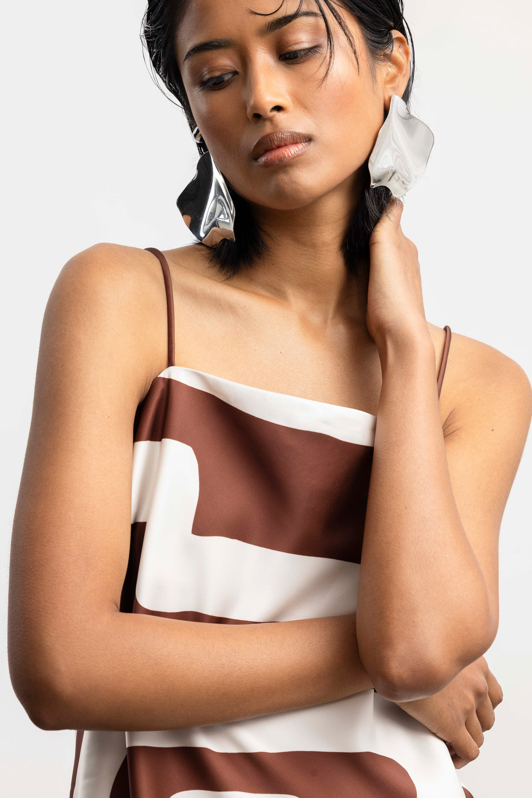 Nokuthula Satin Mini _ 167874 _ Brown