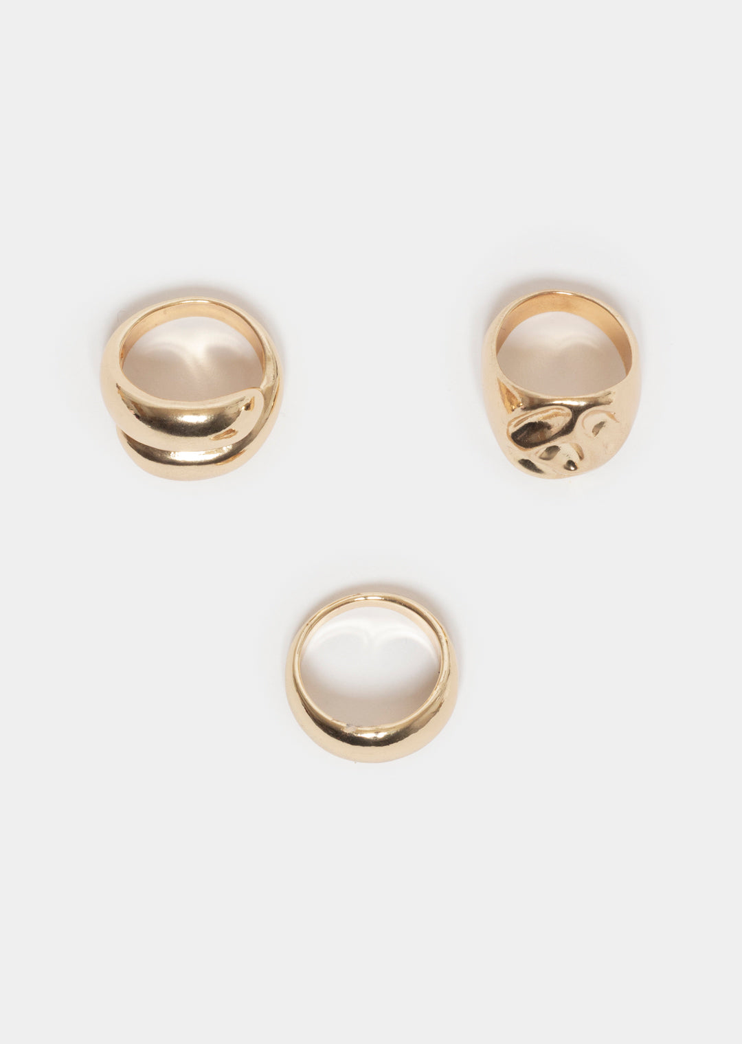 Nur Multi-Pack Rings _ 167004 _ Gold