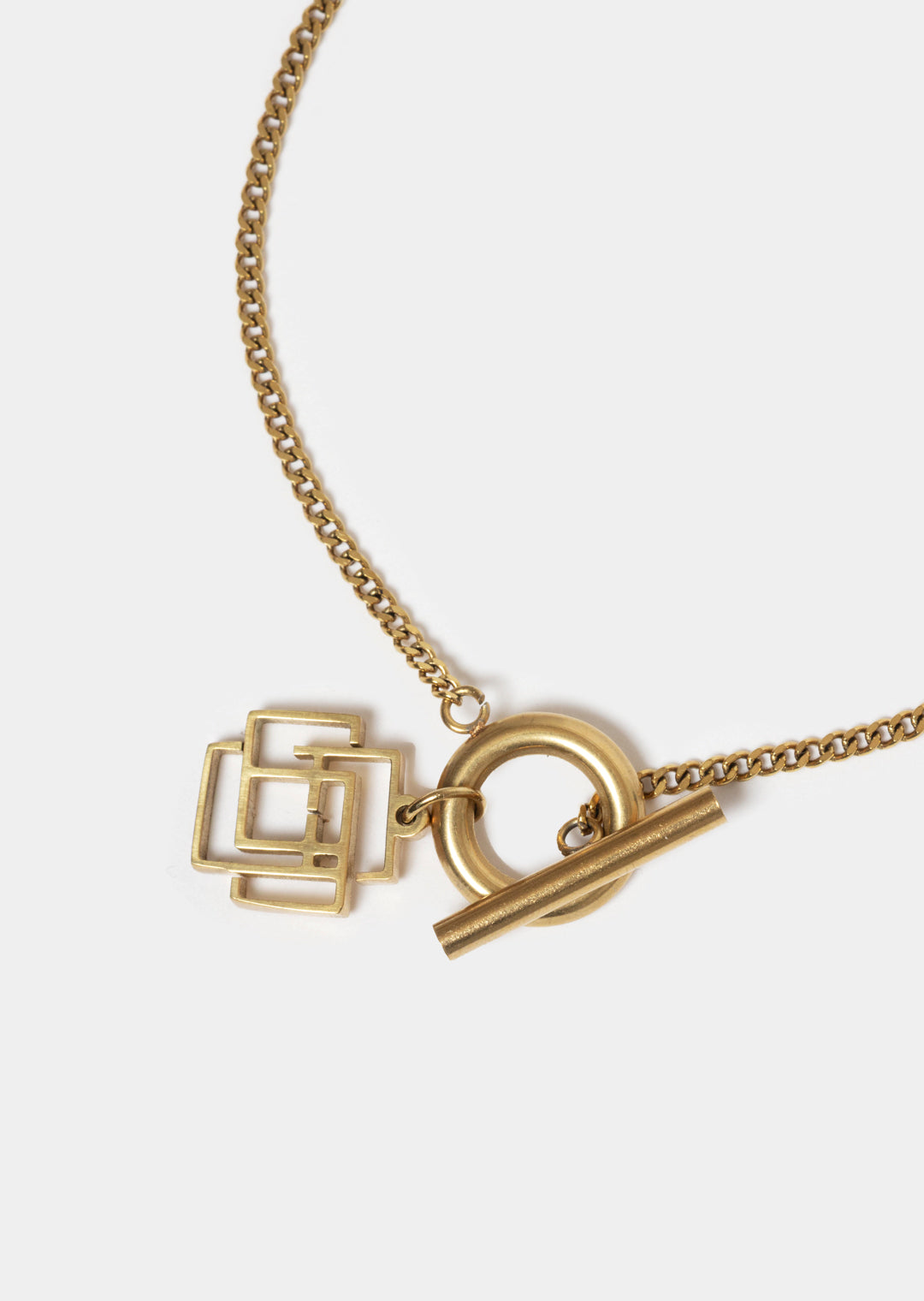 Mandy Pendent Necklace _ 166997 _ Gold
