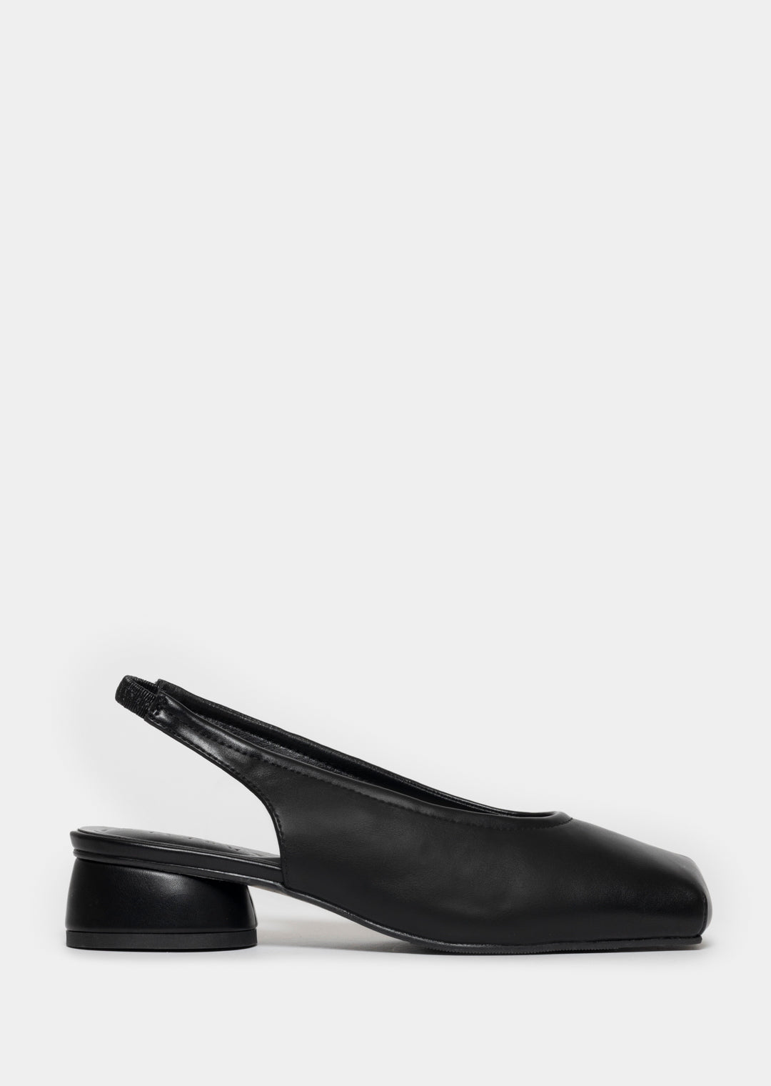 Kiria Square Toe Heel _ 168227 _ Black Texture