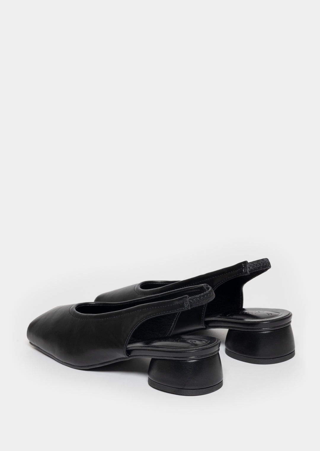 Kiria Square Toe Heel _ 168227 _ Black Texture