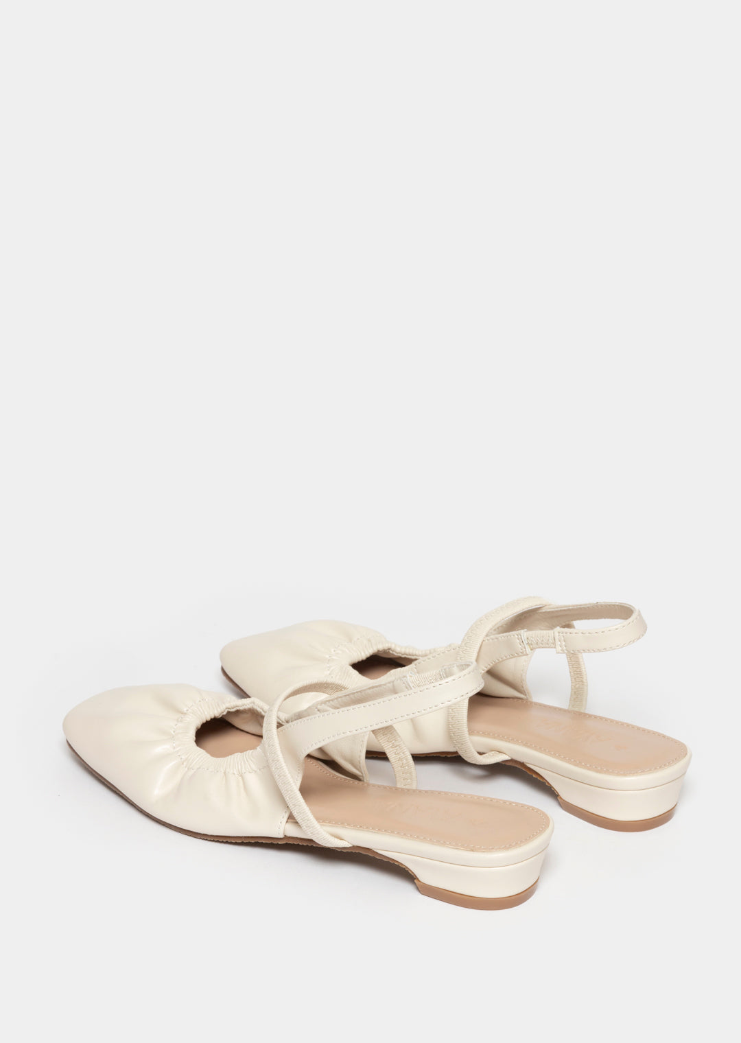 Ayanda Flat Slingback Shoe _ 168061 _ Cream