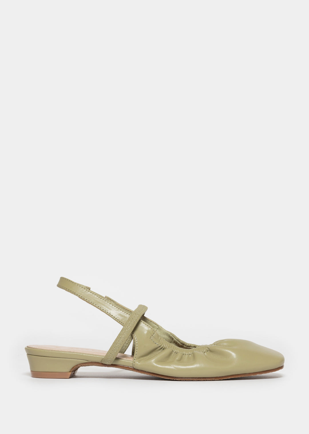 Ayanda Flat Slingback Shoe _ 168060 _ Sage