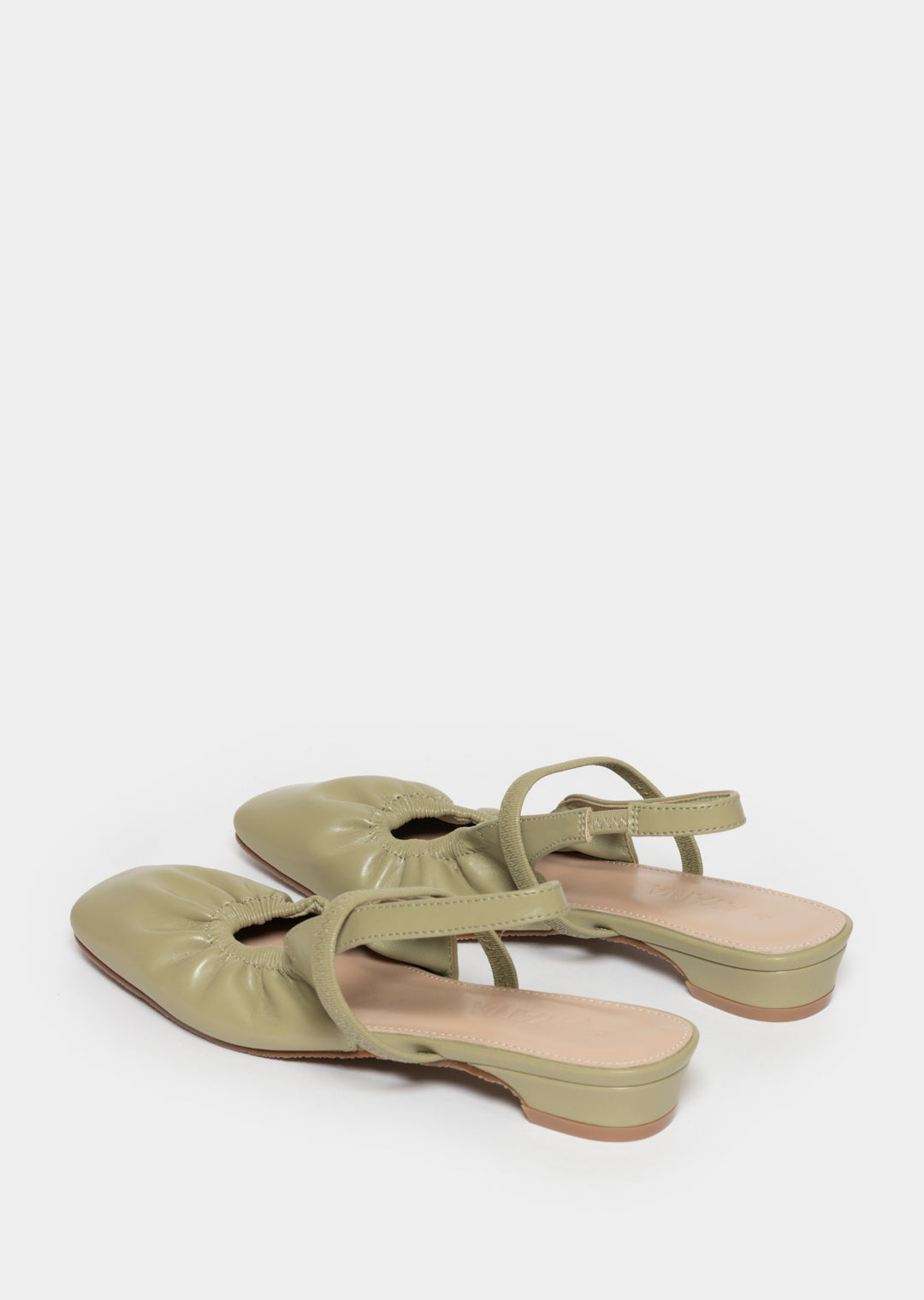 Ayanda Flat Slingback Shoe _ 168060 _ Sage