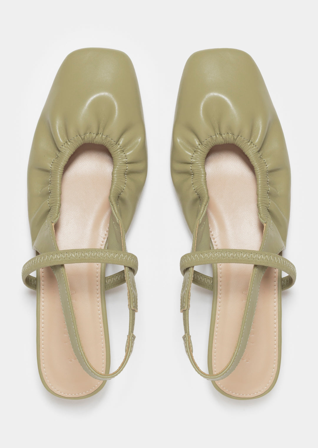 Ayanda Flat Slingback Shoe _ 168060 _ Sage