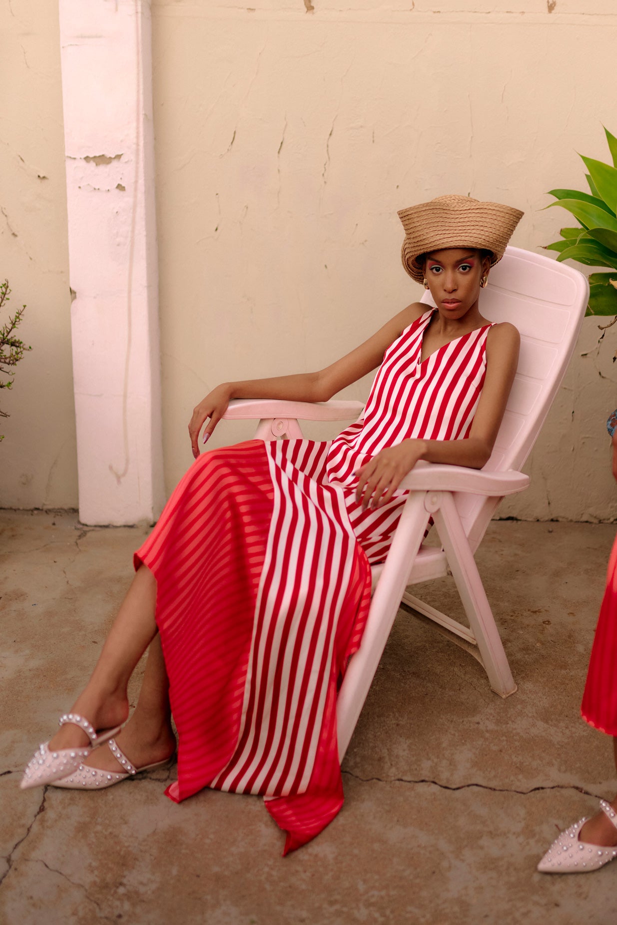 Alani Asymmetrical Slip Dress