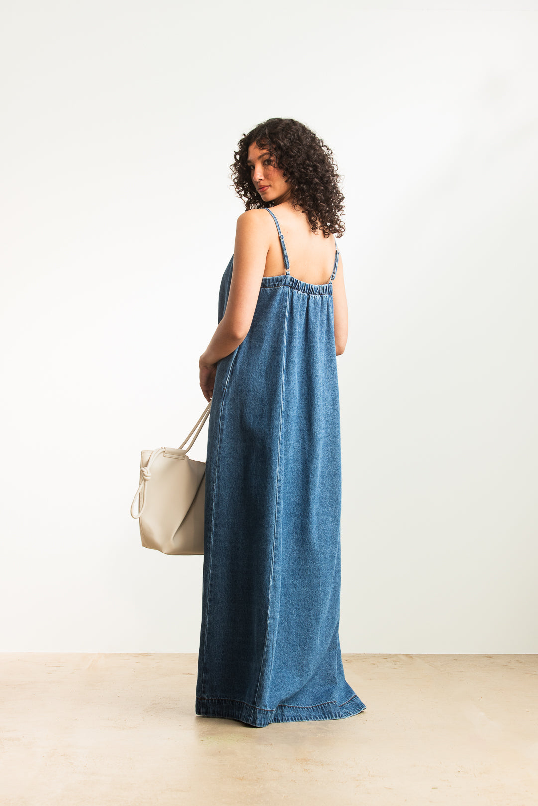 Zandile Denim Trapeze Maxi