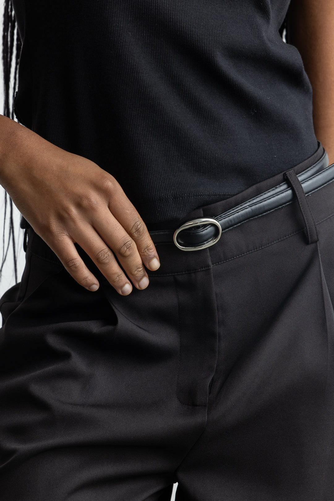 Melissa Tapered Leg Pants _ 168405 _ Black Texture