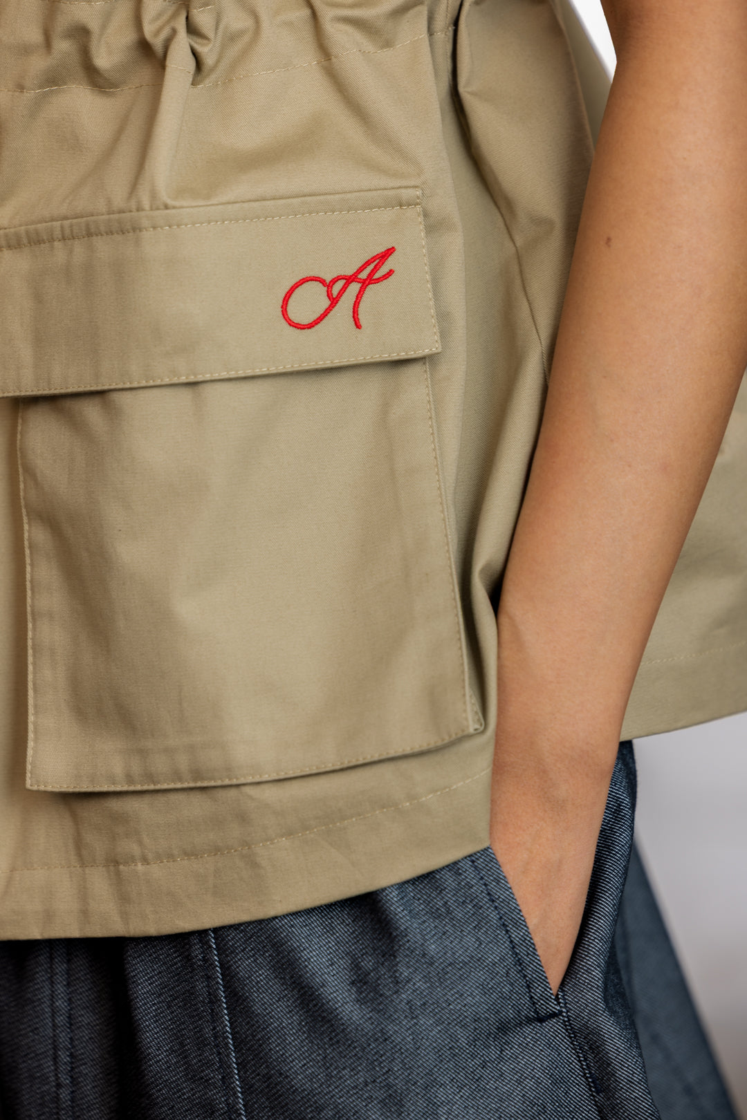Bia Sleeveless Utility Jacket