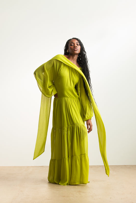 Reeza Tiered Maxi Dress