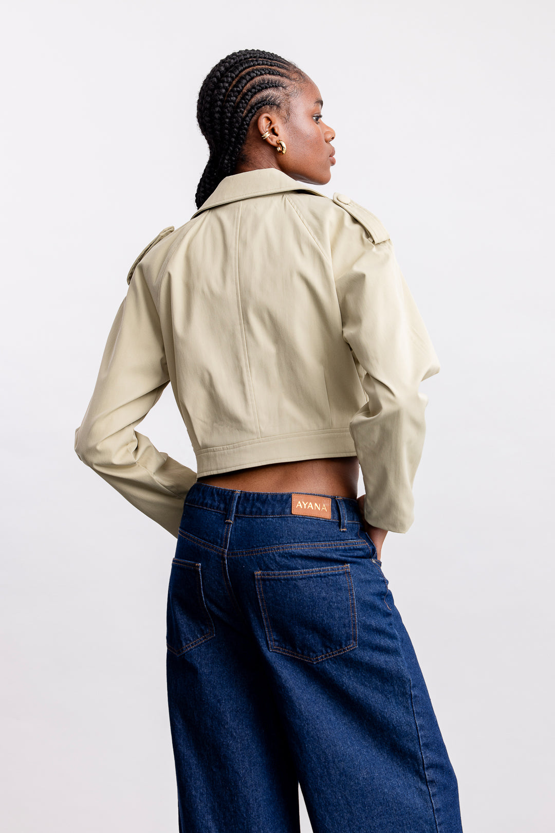 Nare Cropped Trench _ 162222 _ Stone