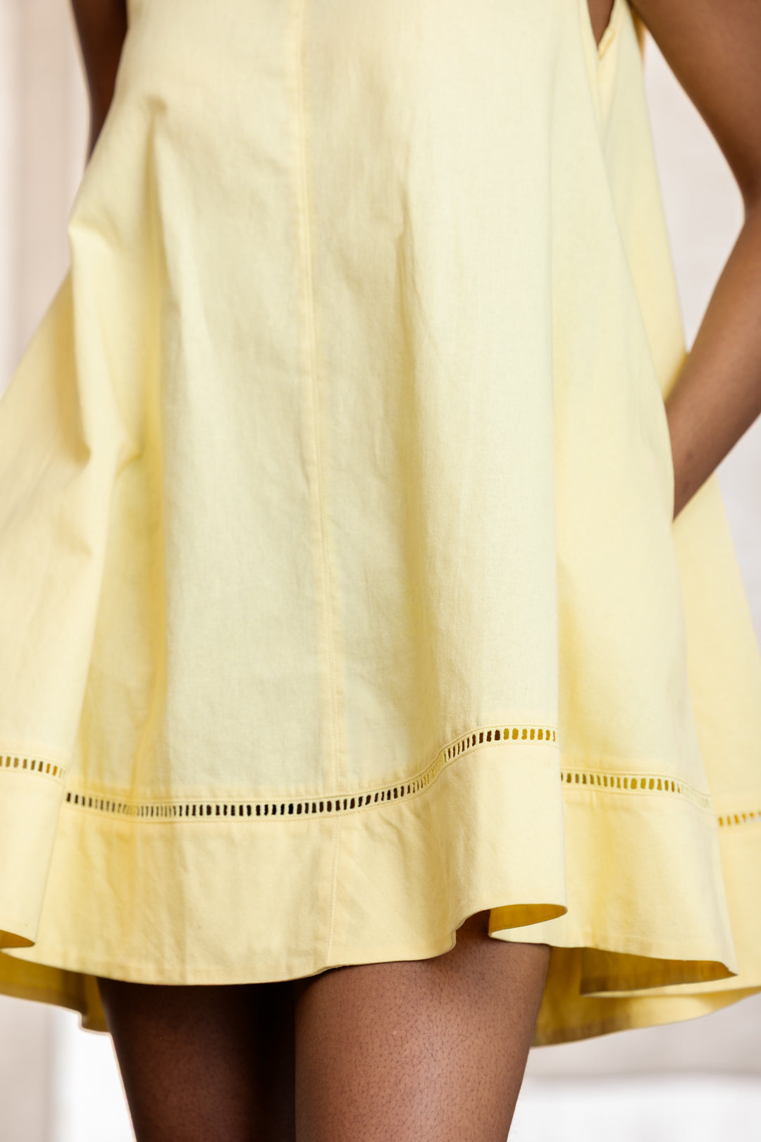 Nwabi Linen Sleeveless Swing Dress