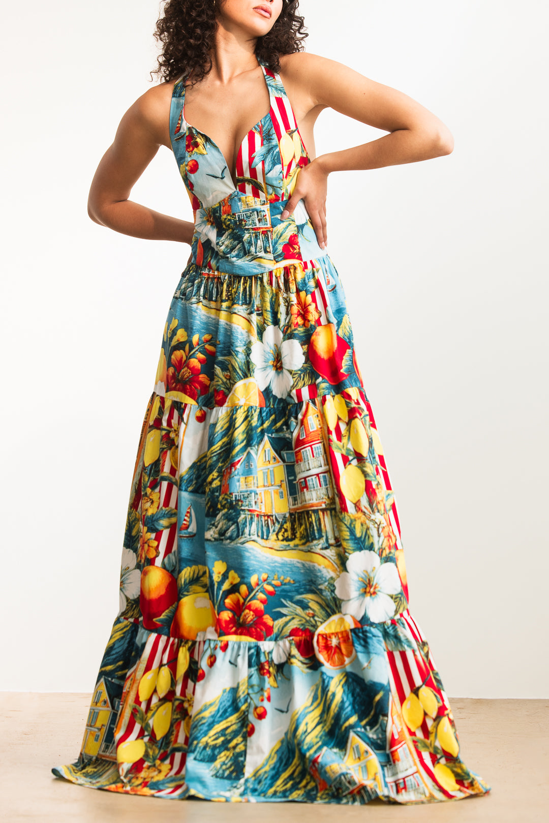 Nathi Halter Neck Maxi