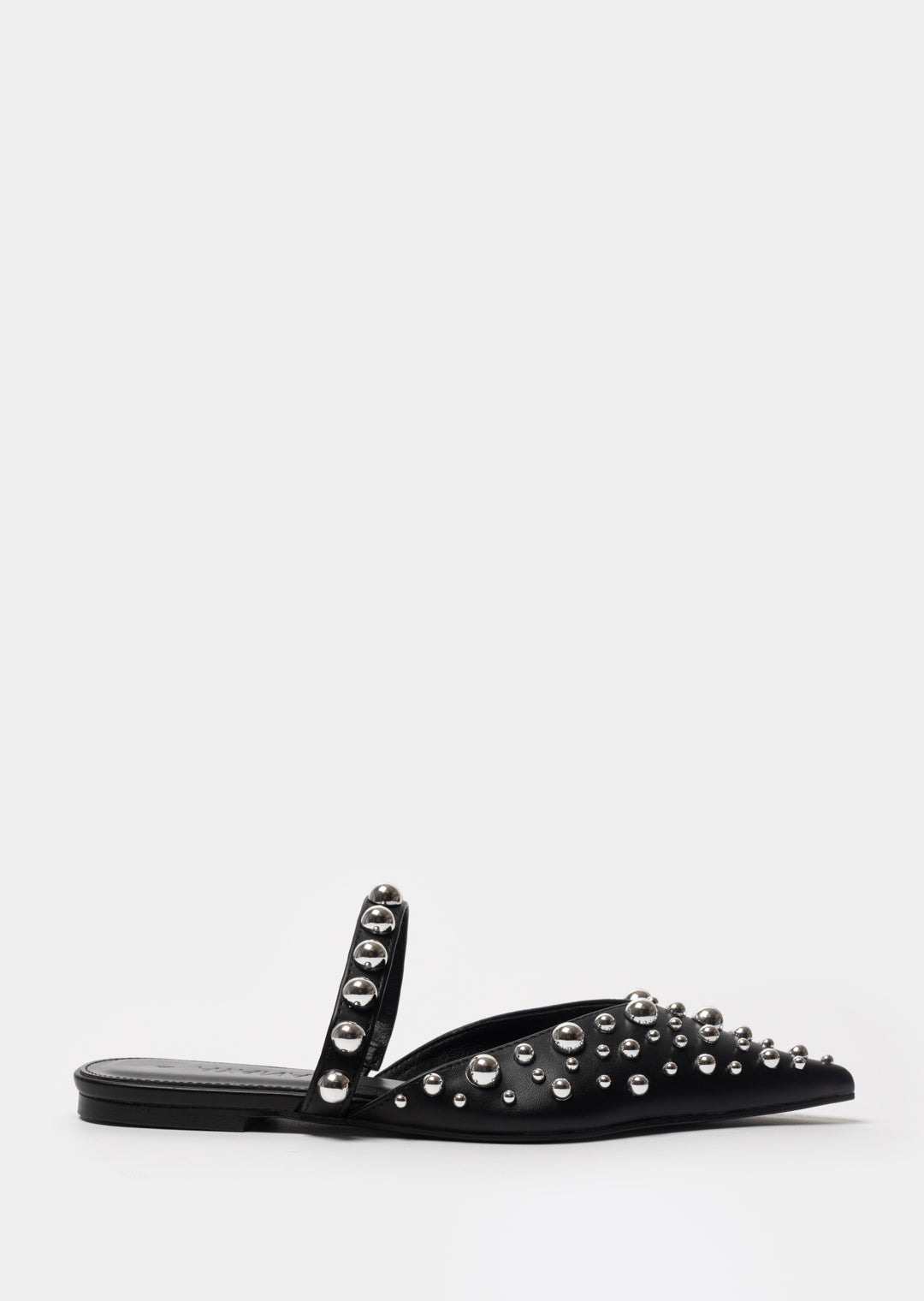 Luleka Studded Pump _ 165572 _ Black Texture