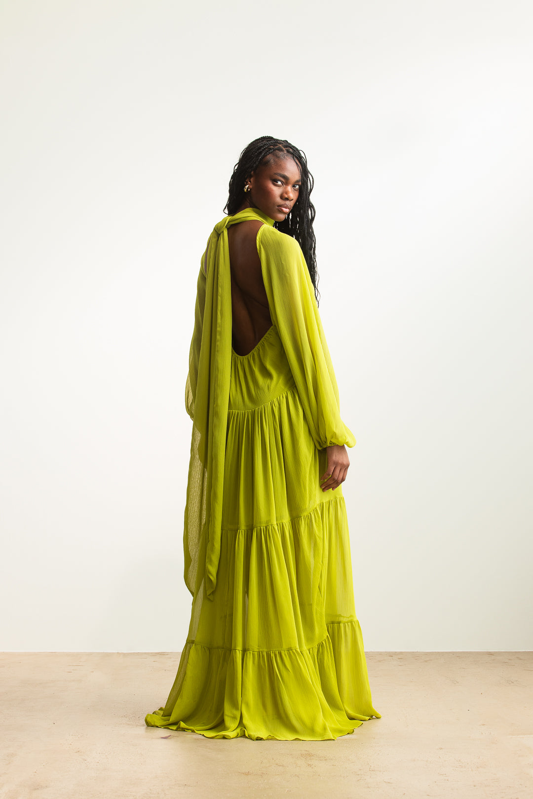 Reeza Tiered Maxi Dress