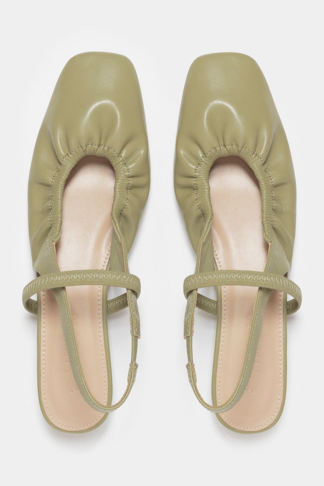 Ayanda Flat Slingback Shoe _ 168060 _ Sage