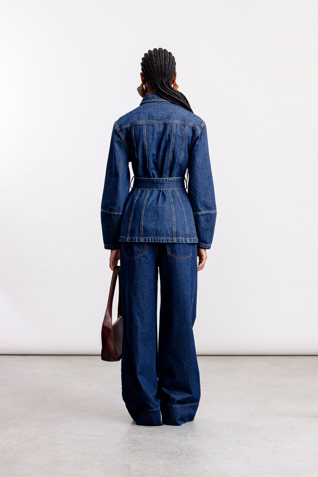 Avaria Longer Length Denim Jacket _ 163150 _ Navy