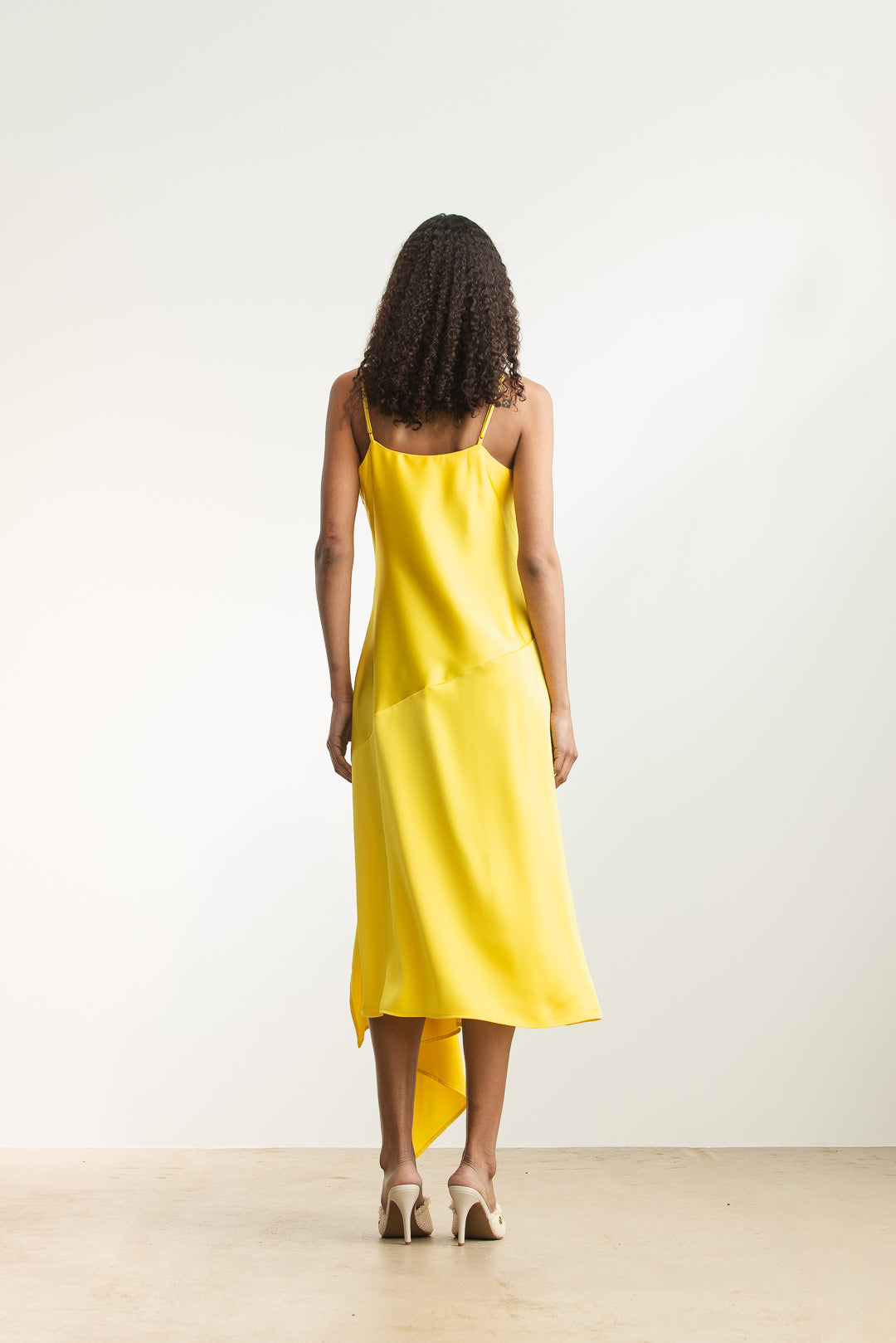 Alani Asymmetrical Slip Dress