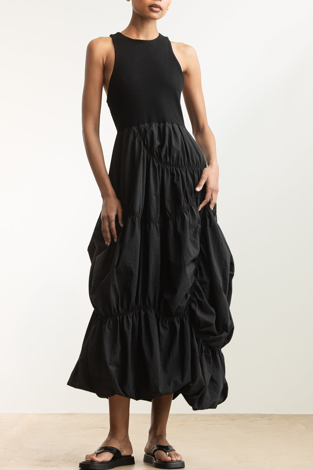 Molobane Ruched Detail Dress