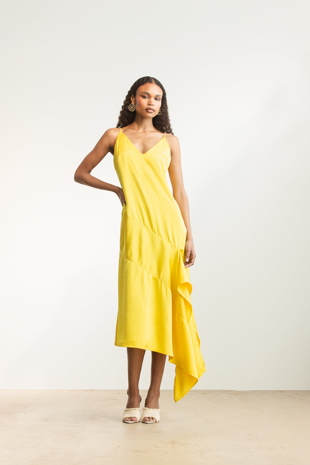 Alani Asymmetrical Slip Dress