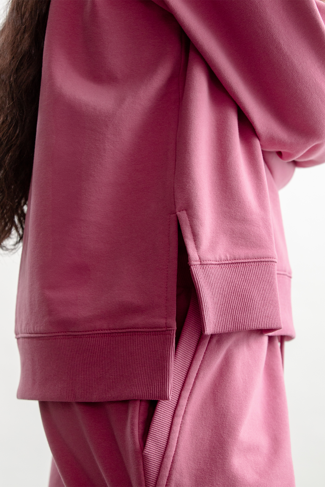 Hannah Sweatshirt _ 160332 _ Dusty Pink