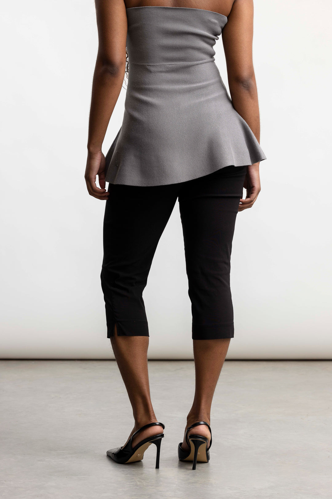 Andrea Pedal Pusher _ 170227 _ Black Texture