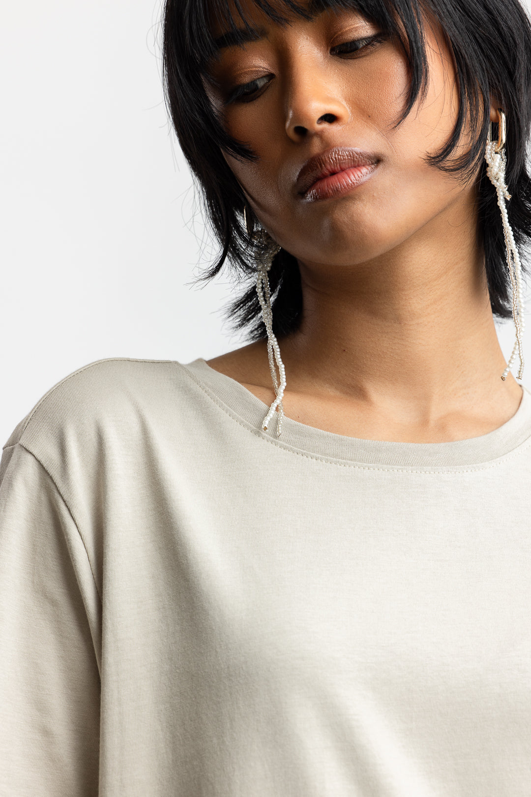 Riley Regular T-Shirt _ 167930 _ Stone