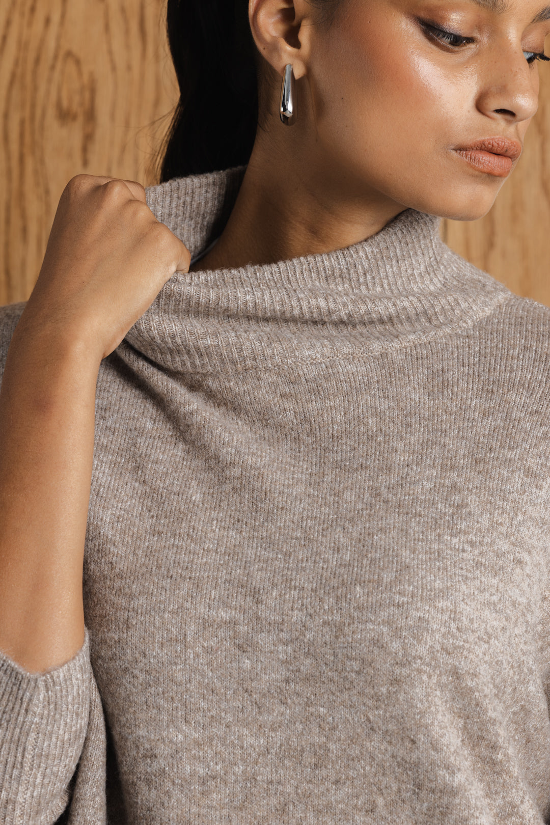 Sonya Boxy Turtle Neck