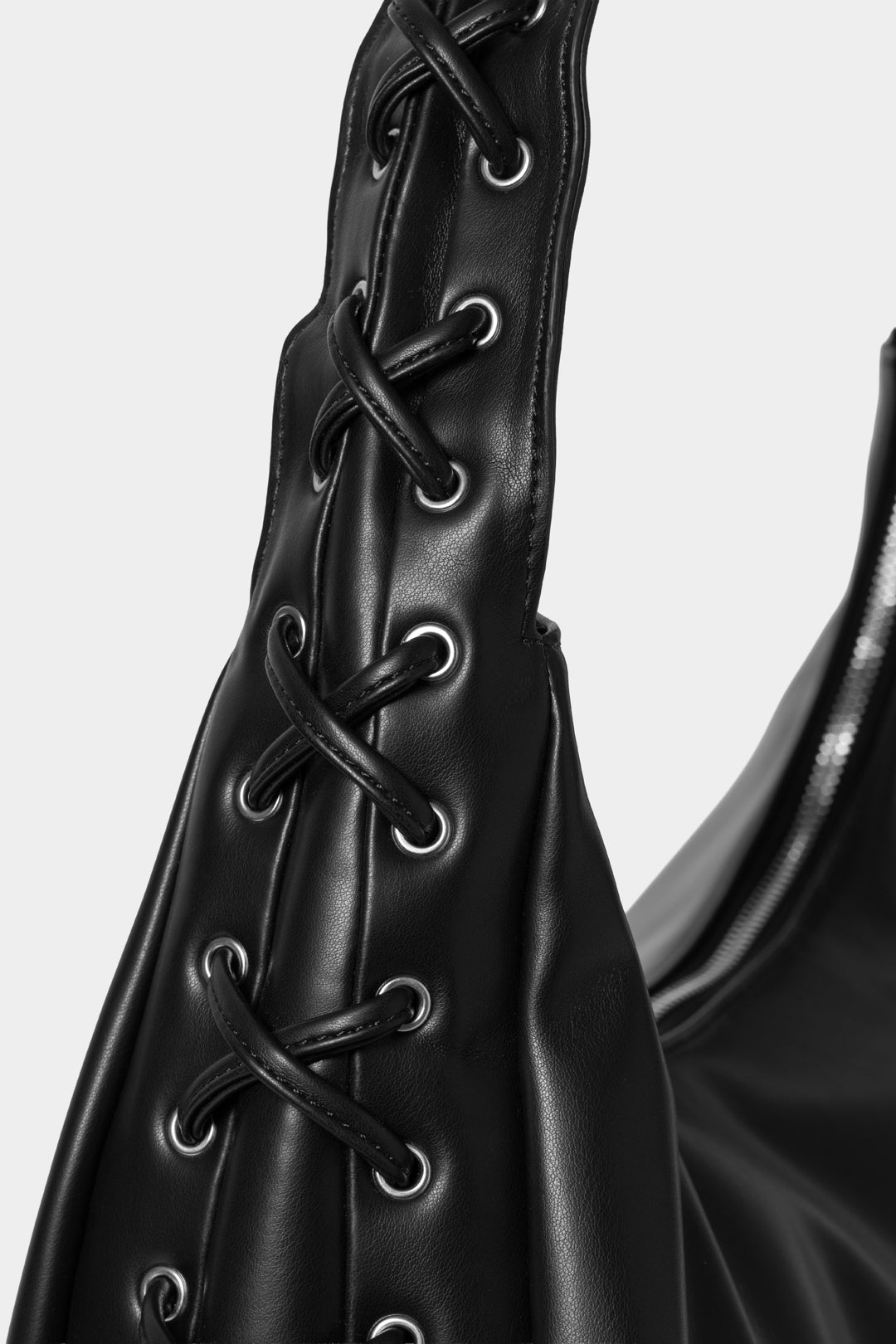 Fiona Side Lace-Up Sack Bag