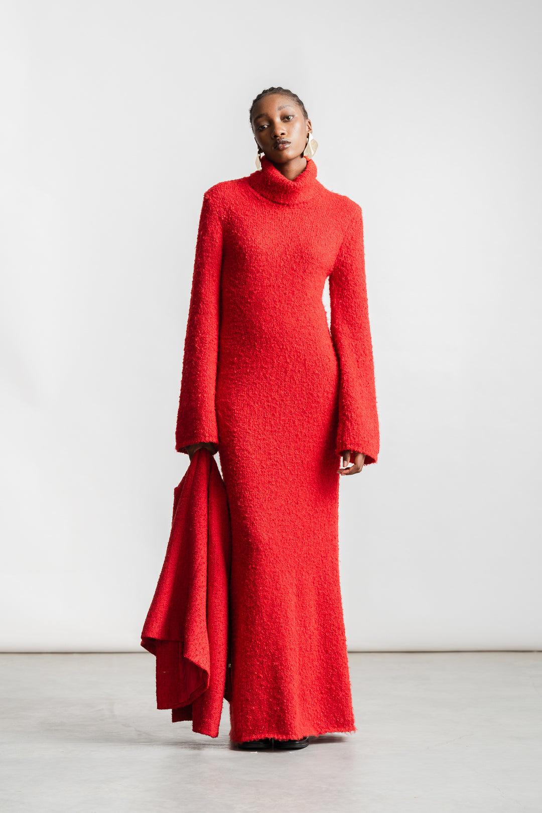 Maryam Knitwear Maxi Dress _ 161830 _ Red
