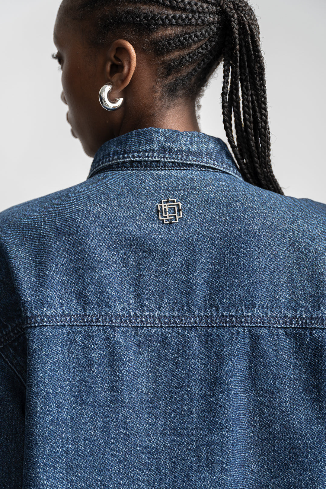Charne Denim Shacket _ 162877 _ Dark Blue
