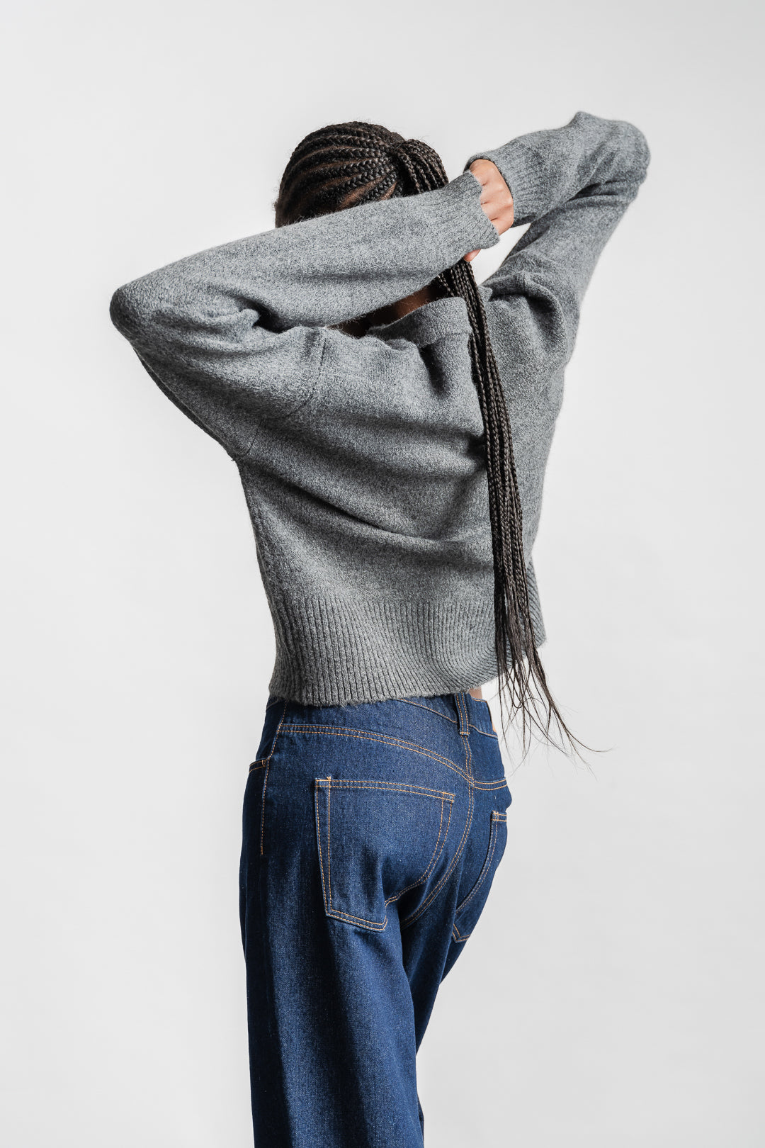 Kimberley Chunky Zip-Through Cardi _ 162052 _ Charcoal