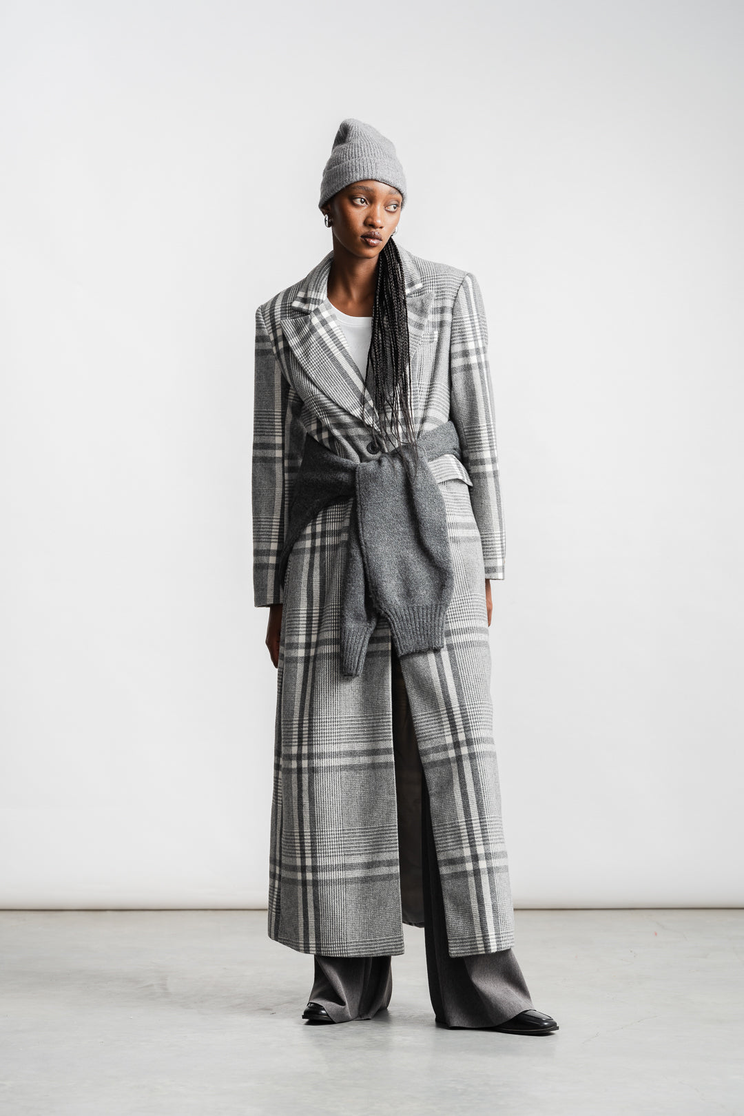 Kyla Duster Coat _ 161282 _ Grey