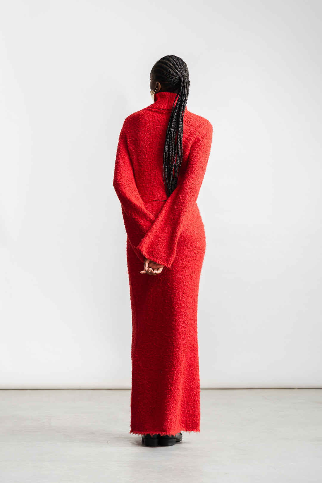 Maryam Knitwear Maxi Dress _ 161830 _ Red