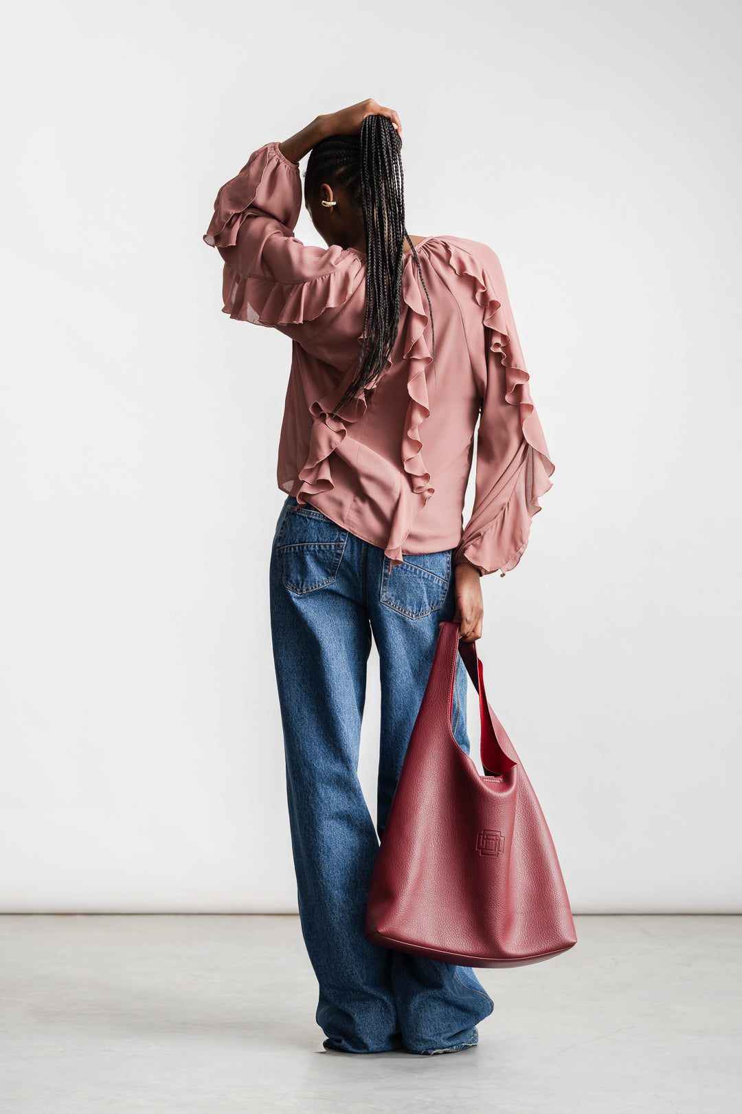 Eli Frill Blouse _ 163839 _ Dusty Pink