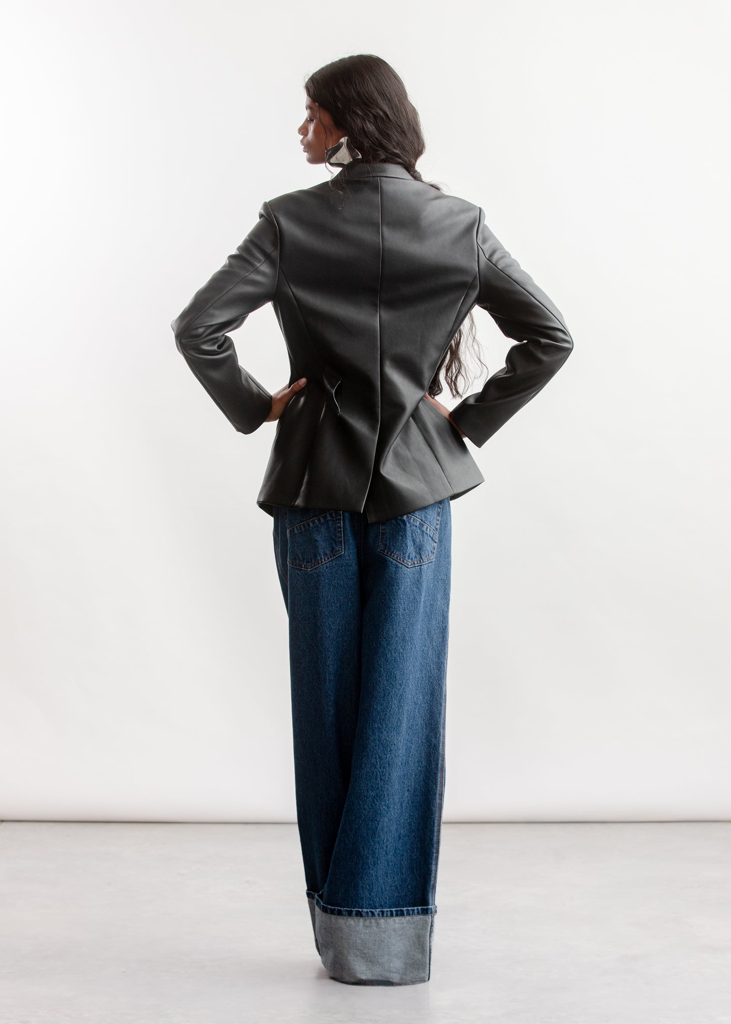Sima Blazer _ 158623 _ Black Texture