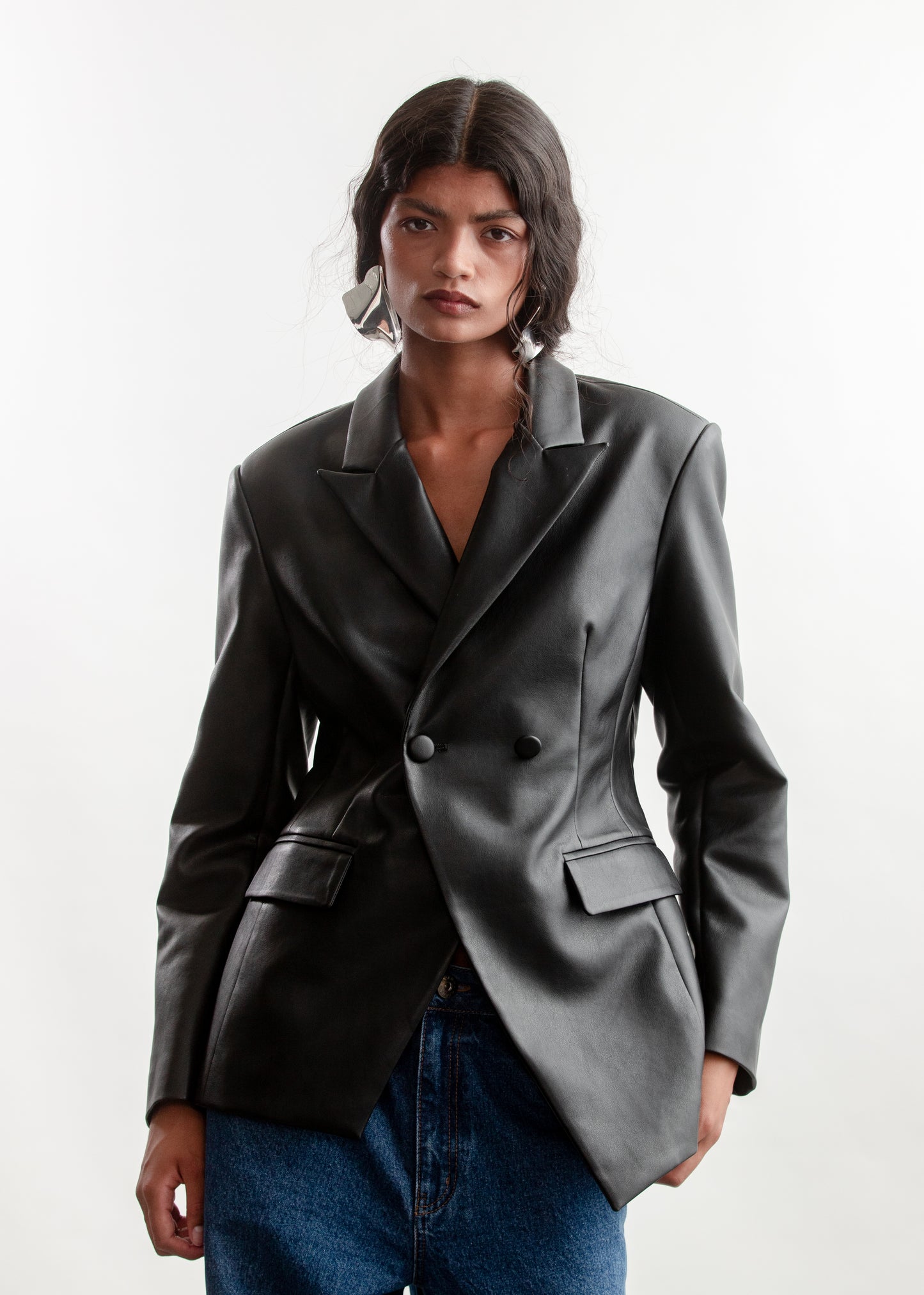 Sima Blazer _ 158623 _ Black Texture