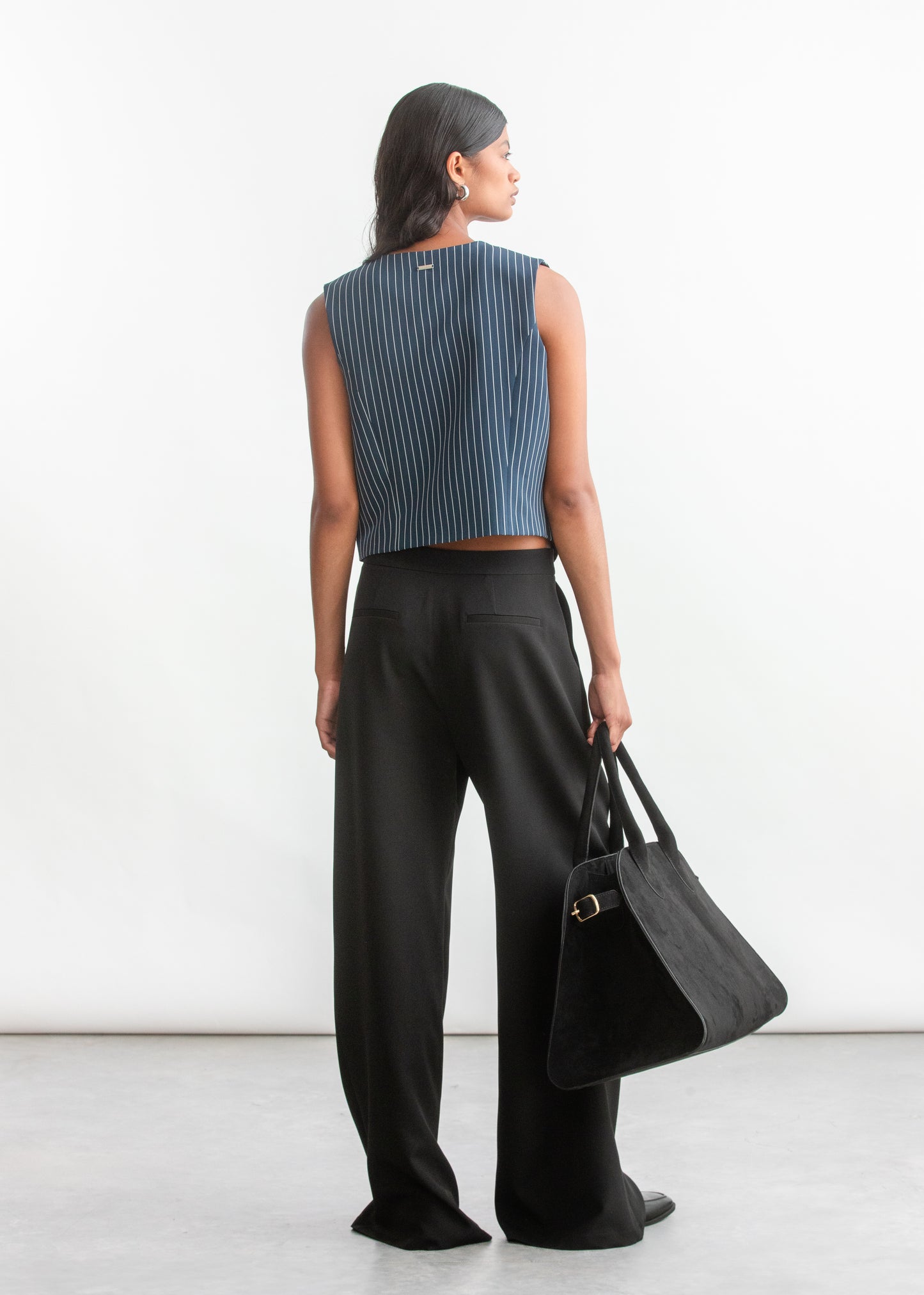 Jane Waist Coat _ 159375 _ Navy