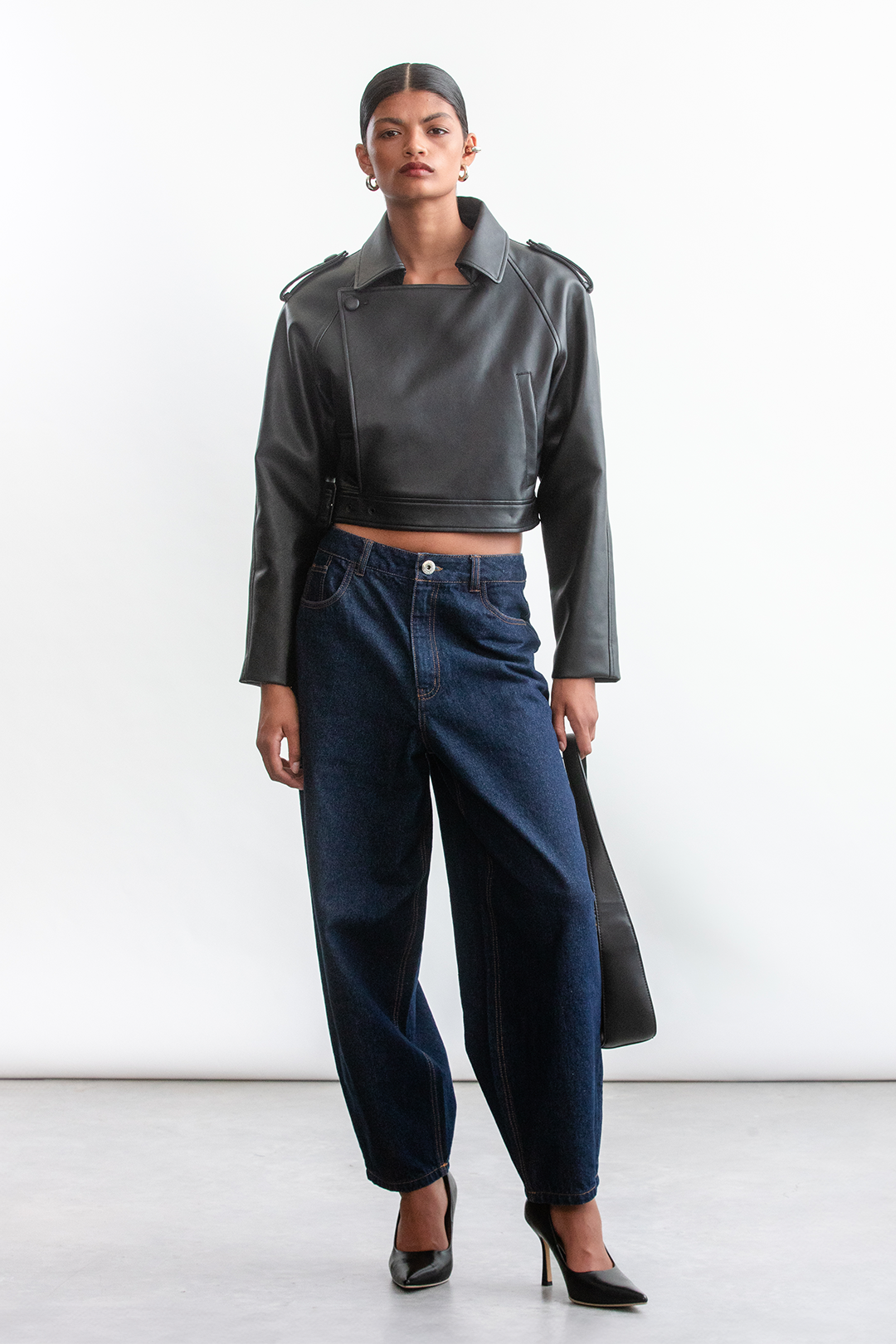 Zazi Biker Jacket _ 158621 _ Black Texture