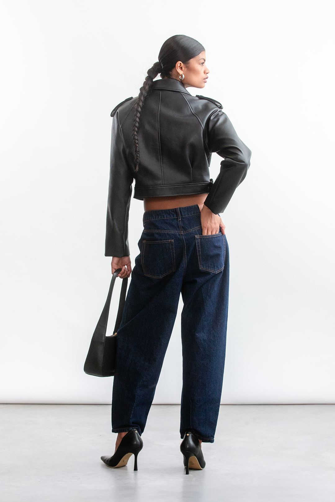 Zazi Biker Jacket _ 158621 _ Black Texture