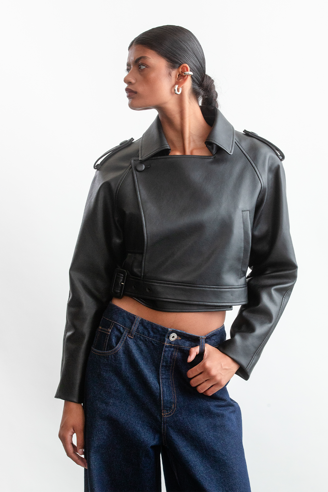 Zazi Biker Jacket _ 158621 _ Black Texture