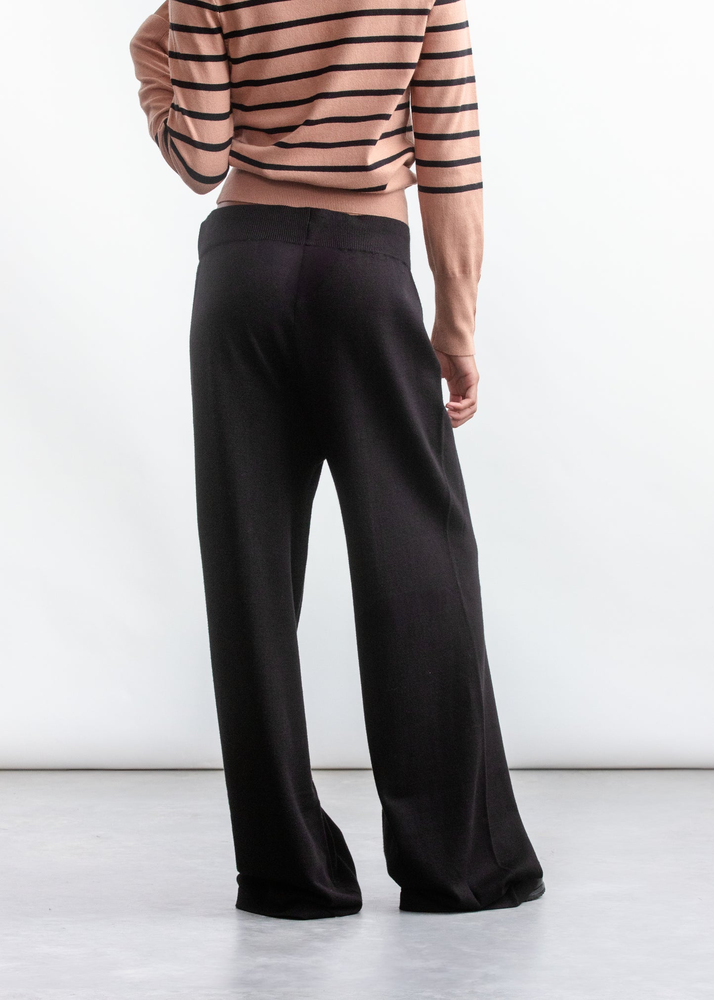 Tara Wide Leg _ 157518 _ Black Texture