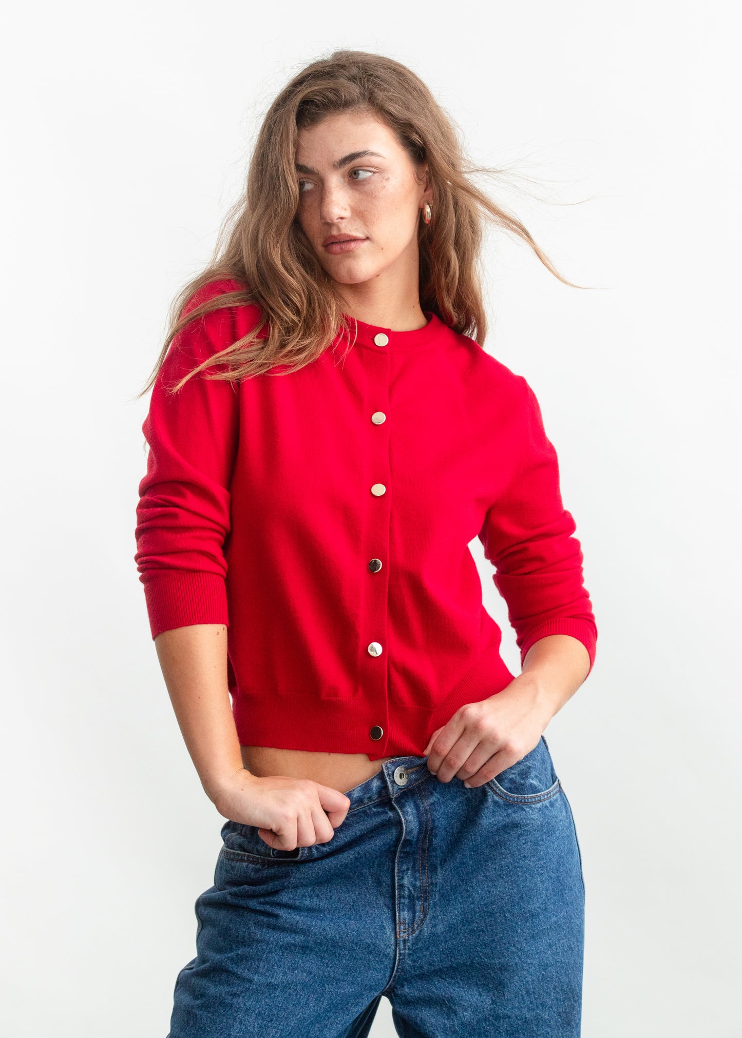 Billie Cardigan _ 158944 _ Red