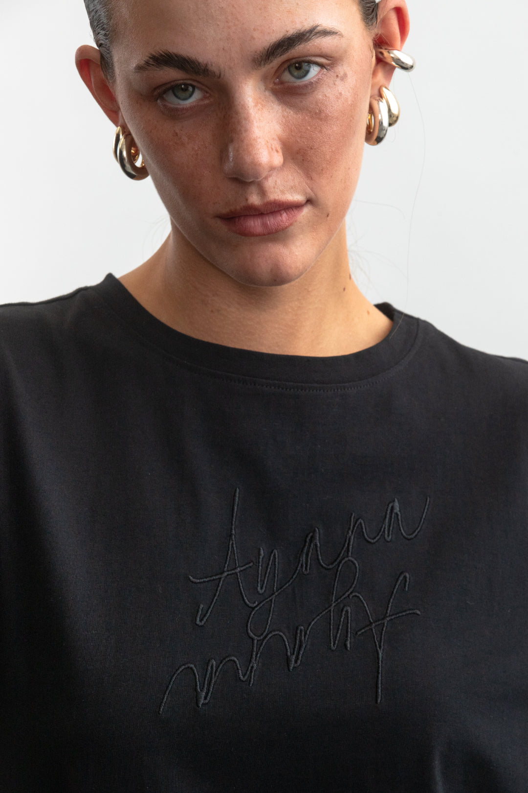 Willow Branded T-Shirt _ 162433 _ Black Texture