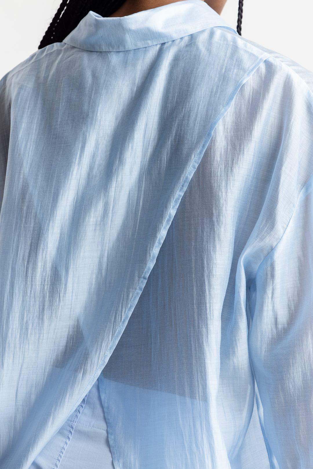 Taylor Sheer Shirt _ 168597 _ Pale Blue