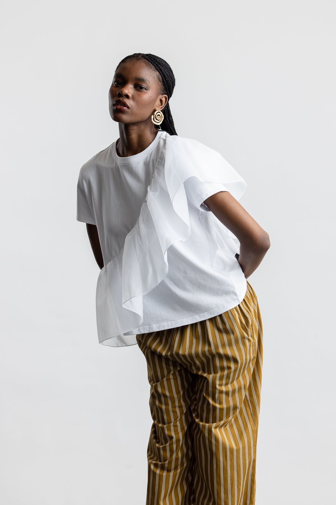 Sibongile Combo Tee _ 170743 _ White