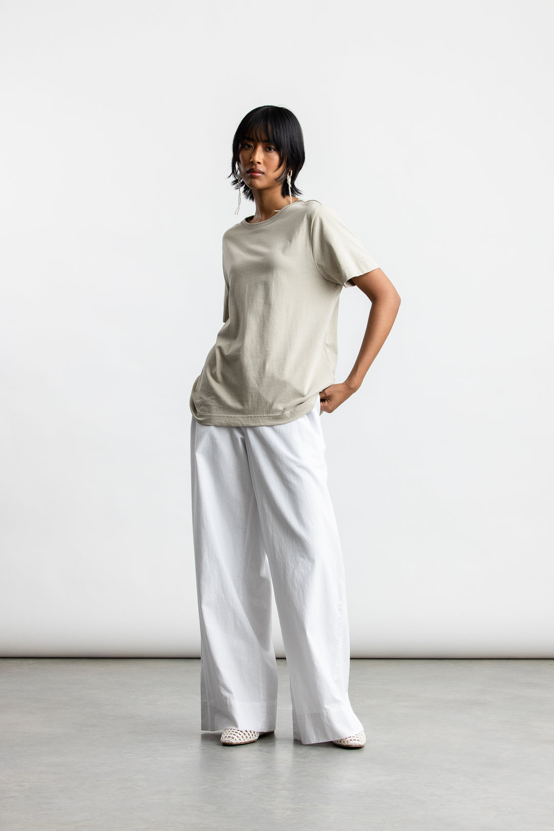 Riley Regular T-Shirt _ 167930 _ Stone