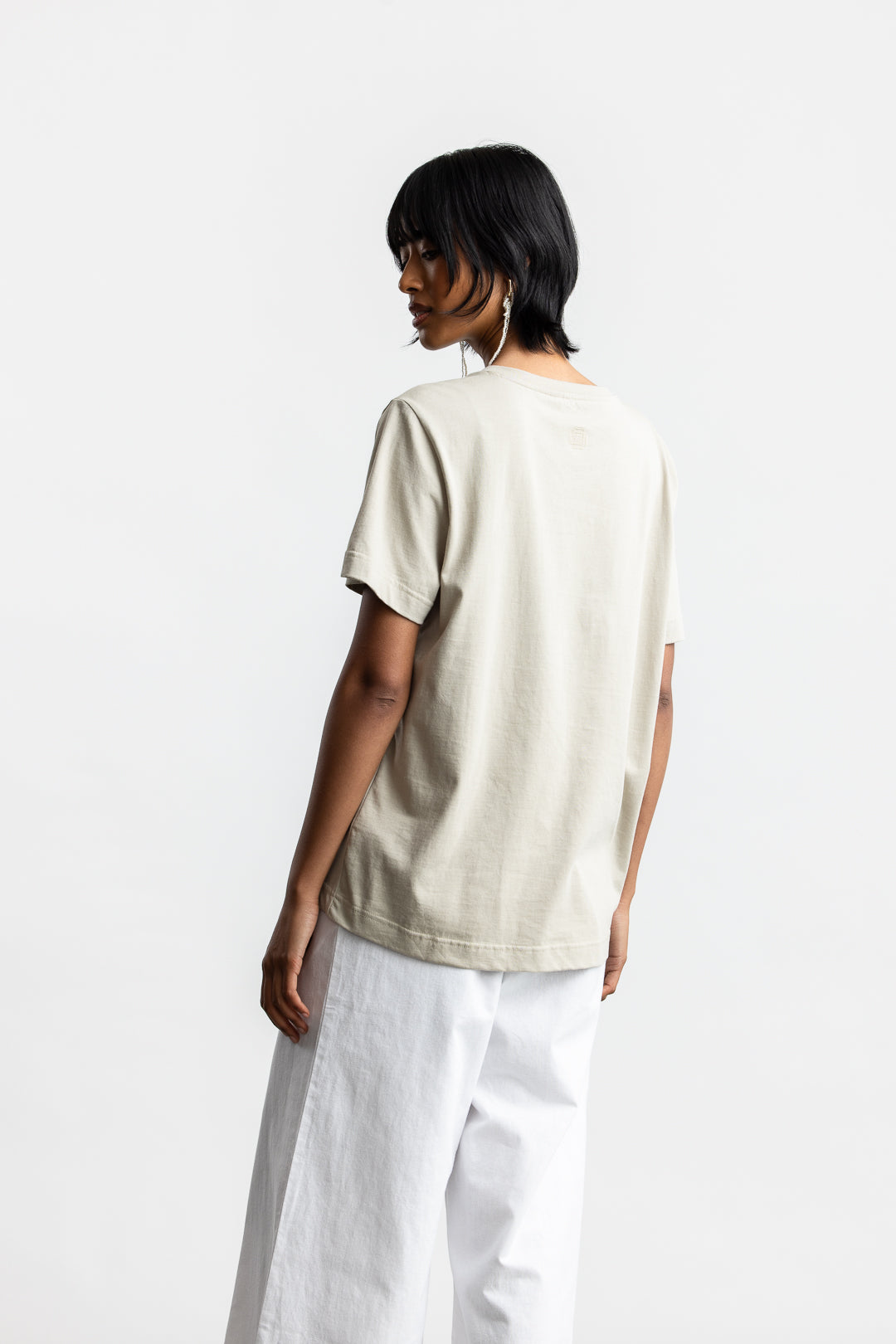 Riley Regular T-Shirt _ 167930 _ Stone